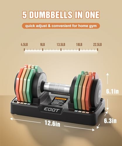 EOAT Adjustable Dumbbells Set