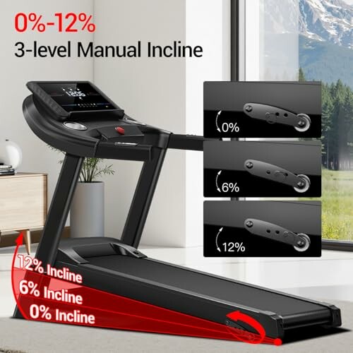 UMAY Fitness Folding Incline Treadmill
