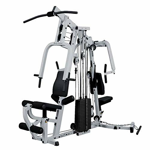 Multi-station home gym fitness equipment for strength training.